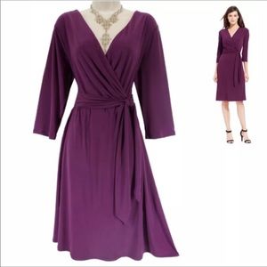 Purple dress with built-in Shapeware size medium